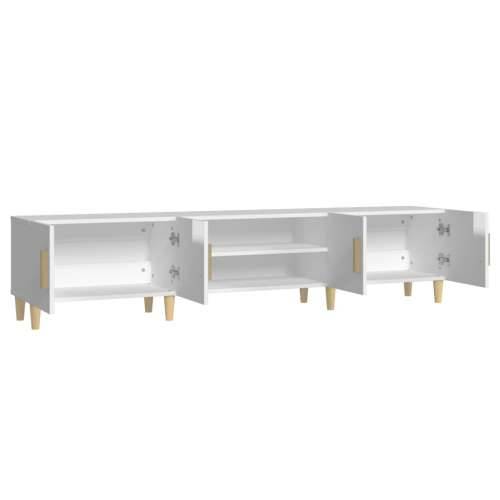 TV ormarić sjajni bijeli 180x31,5x40 cm od konstruiranog drva - Visoko sjajno bijela 1 Cijena