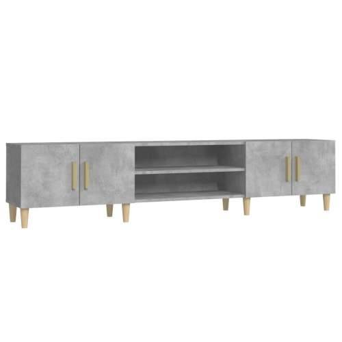 TV ormarić boja betona 180x31,5x40 cm od konstruiranog drva - Beton siva 1 Cijena