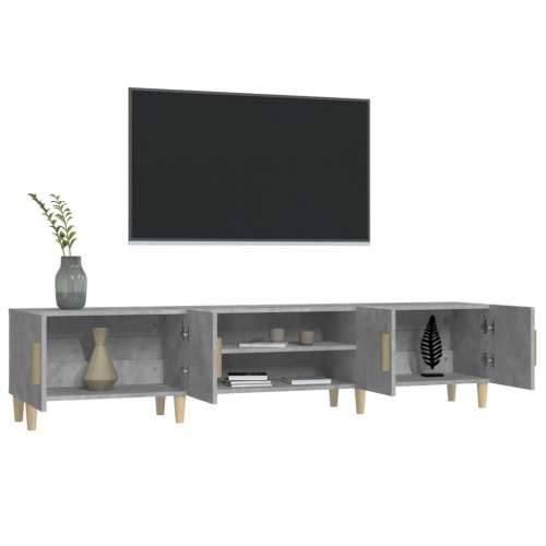 TV ormarić boja betona 180x31,5x40 cm od konstruiranog drva - Beton siva 1 Cijena