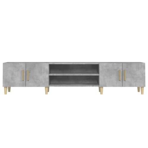 TV ormarić boja betona 180x31,5x40 cm od konstruiranog drva - Beton siva 1 Cijena
