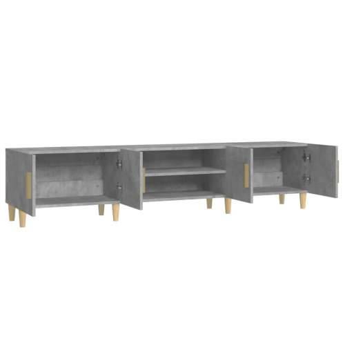 TV ormarić boja betona 180x31,5x40 cm od konstruiranog drva - Beton siva 1 Cijena