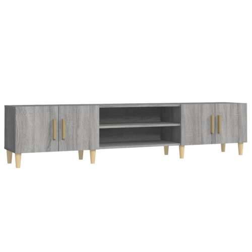 TV ormarić boja hrasta sonome 180x31,5x40 cm konstruirano drvo - Sivi hrast sonoma 1 Cijena