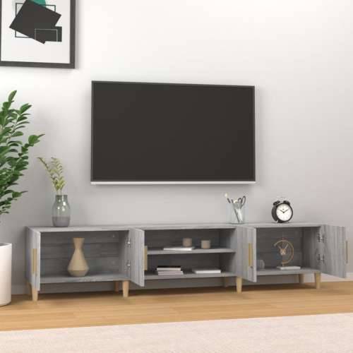 TV ormarić boja hrasta sonome 180x31,5x40 cm konstruirano drvo - Sivi hrast sonoma 1 Cijena