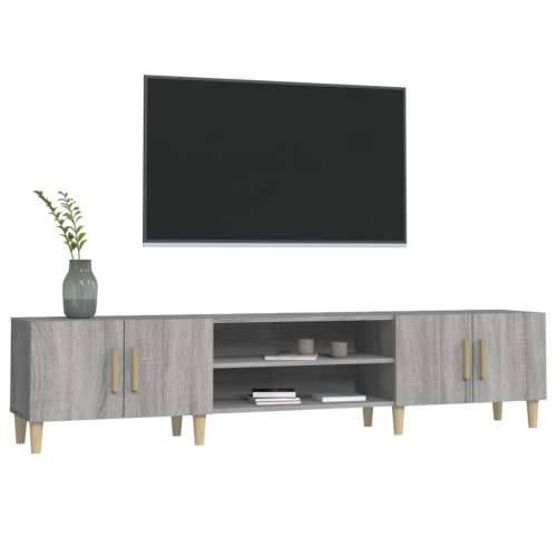 TV ormarić boja hrasta sonome 180x31,5x40 cm konstruirano drvo - Sivi hrast sonoma 1 Cijena