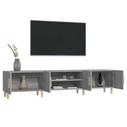 TV ormarić boja hrasta sonome 180x31,5x40 cm konstruirano drvo - Sivi hrast sonoma 1 Cijena