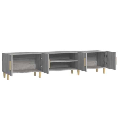 TV ormarić boja hrasta sonome 180x31,5x40 cm konstruirano drvo - Sivi hrast sonoma 1 Cijena