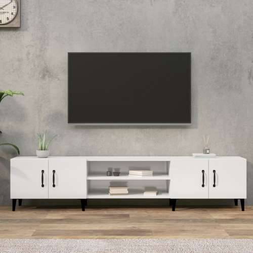 TV ormarić sjajni bijeli 180x31,5x40 cm od konstruiranog drva - Visoko sjajno bijela 1 Cijena