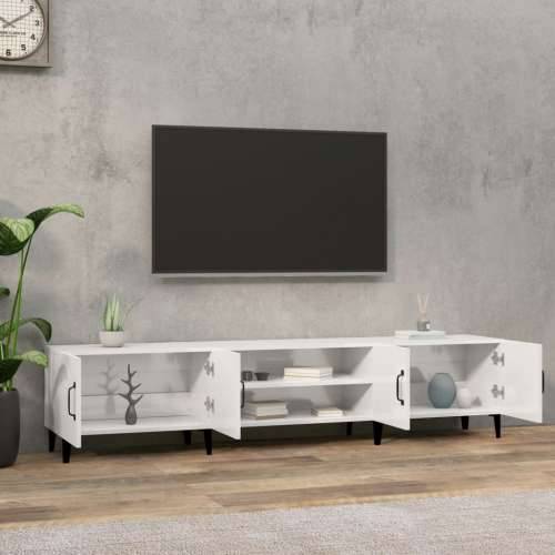 TV ormarić sjajni bijeli 180x31,5x40 cm od konstruiranog drva - Visoko sjajno bijela 1 Cijena