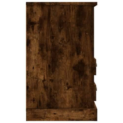 Noćni ormarići 2 kom boja dimljenog hrasta 43x36x60 cm - Dimljeni hrast 2 Cijena