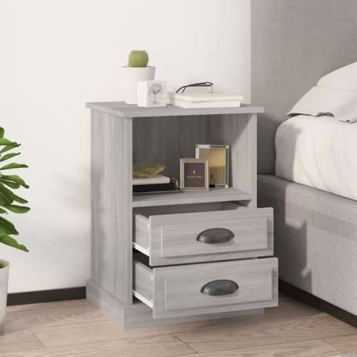 Noćni ormarići 2 kom boja sivog hrasta sonome 43x36x60 cm - Sivi hrast sonoma 2 Cijena