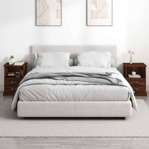 Noćni ormarići 2 kom boja smeđeg hrasta 43x36x60 cm - Smeđi hrast 2 Cijena