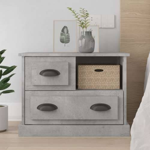 Noćni ormarić siva boja betona 60x39x45 cm - Beton siva 1 Cijena