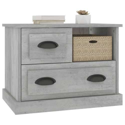 Noćni ormarić siva boja betona 60x39x45 cm - Beton siva 1 Cijena