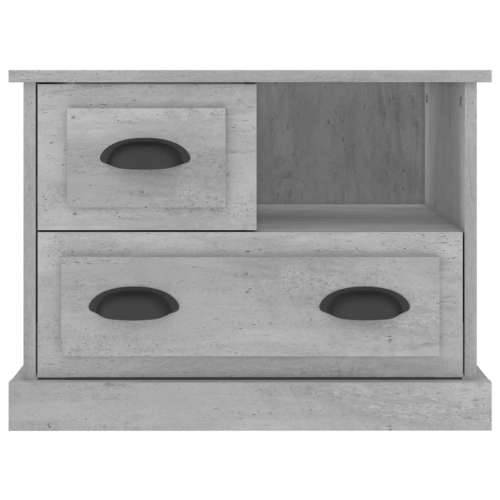 Noćni ormarić siva boja betona 60x39x45 cm - Beton siva 1 Cijena