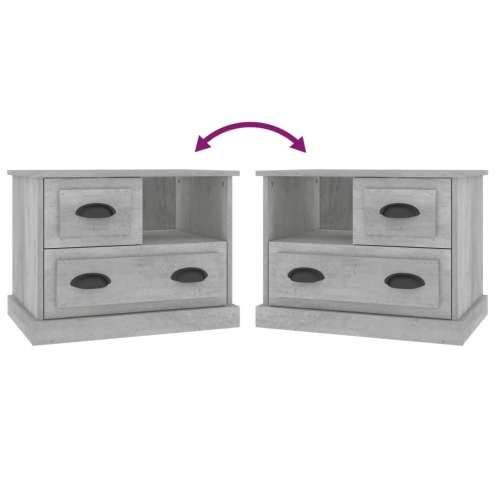 Noćni ormarić siva boja betona 60x39x45 cm - Beton siva 1 Cijena
