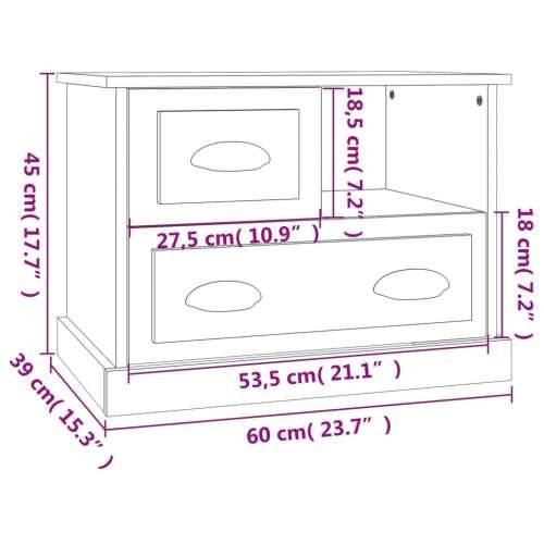 Noćni ormarić siva boja betona 60x39x45 cm - Beton siva 1 Cijena