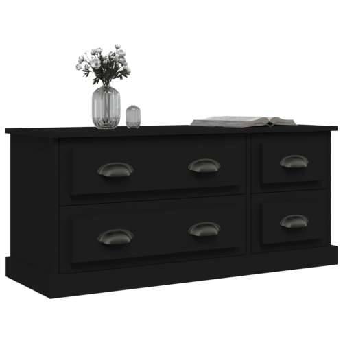 TV ormarić crni 100x35,5x45 cm od konstruiranog drva - Crna 1 Cijena