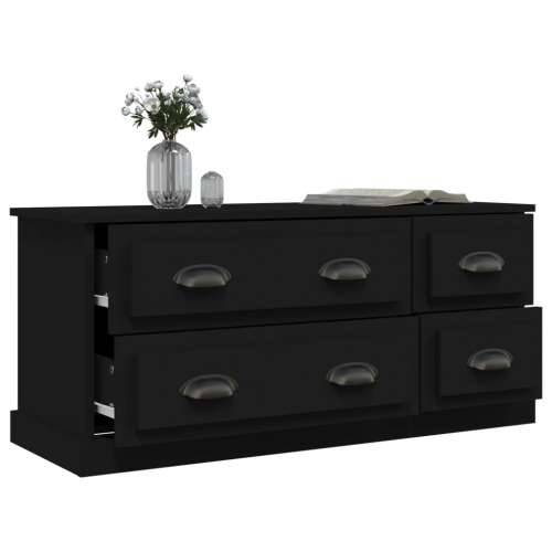 TV ormarić crni 100x35,5x45 cm od konstruiranog drva - Crna 1 Cijena