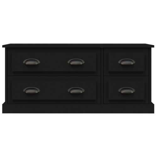 TV ormarić crni 100x35,5x45 cm od konstruiranog drva - Crna 1 Cijena