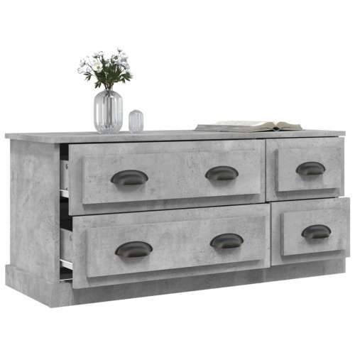 TV ormarić boja betona 100x35,5x45 cm konstruirano drvo - Beton siva 1 Cijena
