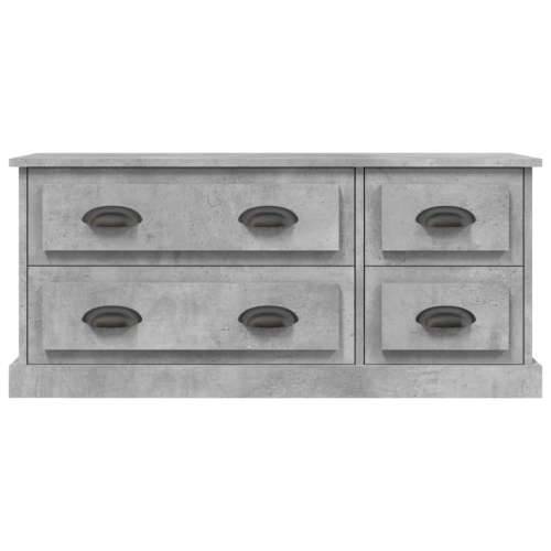 TV ormarić boja betona 100x35,5x45 cm konstruirano drvo - Beton siva 1 Cijena