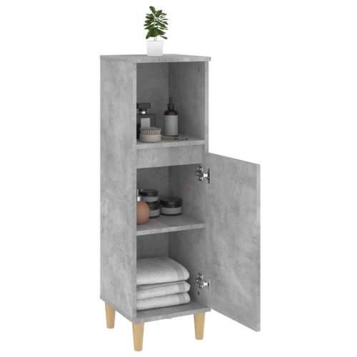 Kupaonski ormarić boja betona 30x30x100 cm konstruirano drvo - Beton siva 1 Cijena