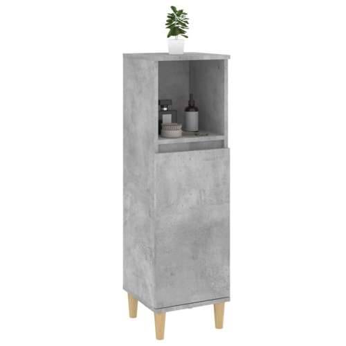 Kupaonski ormarić boja betona 30x30x100 cm konstruirano drvo - Beton siva 1 Cijena