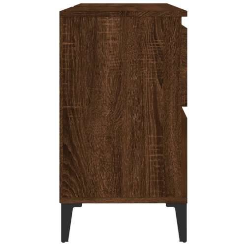 Ormarić za Lavabo - Umivaonik boja Smeđi hrasta 80x33x60 cm drveni - Smeđi hrast 1 Cijena