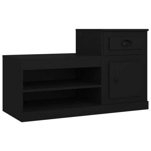 Ormarić za cipele crni 100 x 42 x 60 cm od konstruiranog drva - Crna 1 Cijena