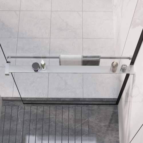Polica za stijenku tuš-kabine kromirana 90 cm aluminijska - Srebrno 90 cm Cijena
