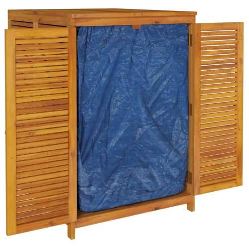 Vrtna kutija za pohranu 210x87x104 cm od masivnog drva bagrema - 210 x 87 x 104 cm Cijena