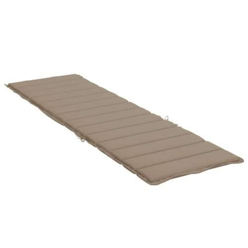 Jastuk za ležaljku smeđesivi 200 x 50 x 3 cm od tkanine Oxford - Sivo-smeđa 200 x 50 x 3 cm 1 Cijena