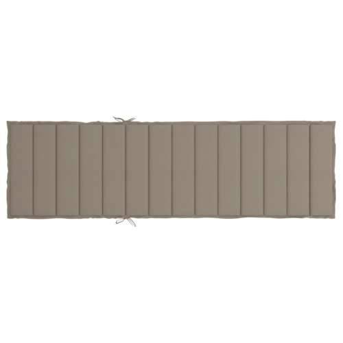 Jastuk za ležaljku smeđesivi 200 x 50 x 3 cm od tkanine Oxford - Sivo-smeđa 200 x 50 x 3 cm 1 Cijena