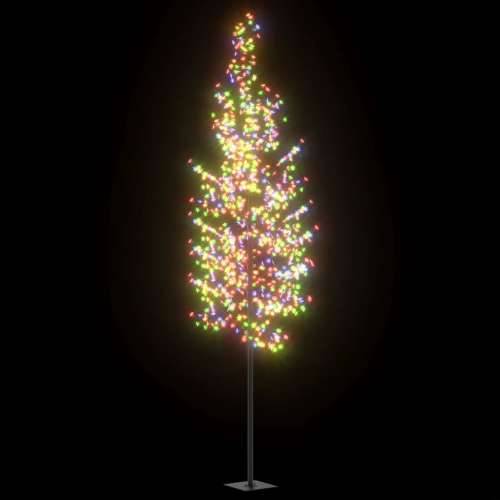 Božićno drvce 1200 LED šarenih žarulja cvijet trešnje 400 cm Cijena