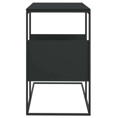 Bočni stolić crna 55 x 36 x 59,5 cm od konstruiranog drva Cijena