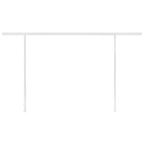 Tenda na ručno uvlačenje LED 4,5 x 3,5 m narančasto-smeđa - Šareni 4.5 x 3.5 m 1 Cijena