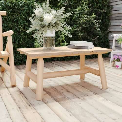 Stolić za kavu 90 x 50 x 41 cm od masivnog drva smreke  - Prirodna 1 stol Cijena
