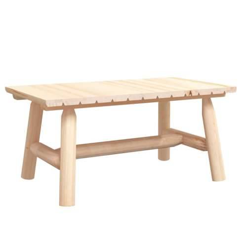 Stolić za kavu 90 x 50 x 41 cm od masivnog drva smreke  - Prirodna 1 stol Cijena