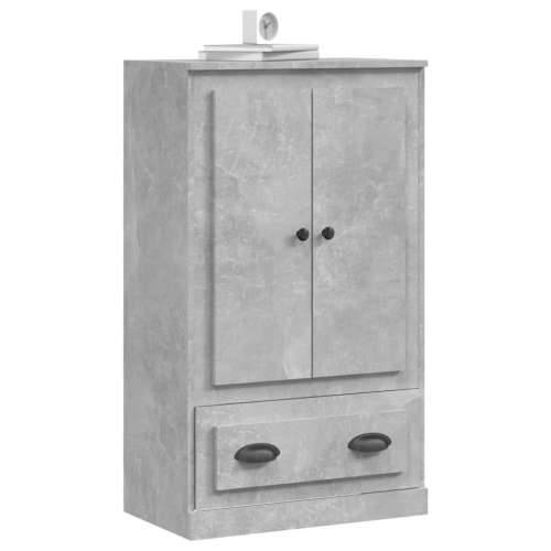 Visoka komoda siva betona 60x35,5x103,5 cm konstruiranog drva - Beton siva 1 Cijena