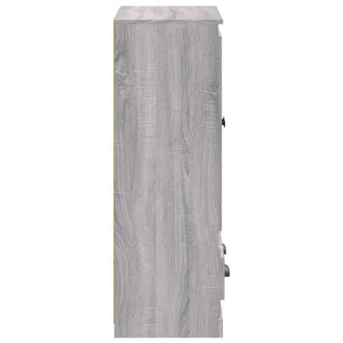 Visoka komoda siva sonome 60x35,5x103,5 cm konstruiranog drva - Sivi hrast sonoma 1 Cijena
