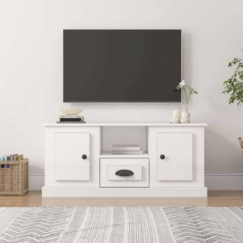 TV ormarić sjajni bijeli 100x35,5x45 cm od konstruiranog drva - Visoko sjajno bijela 1 Cijena
