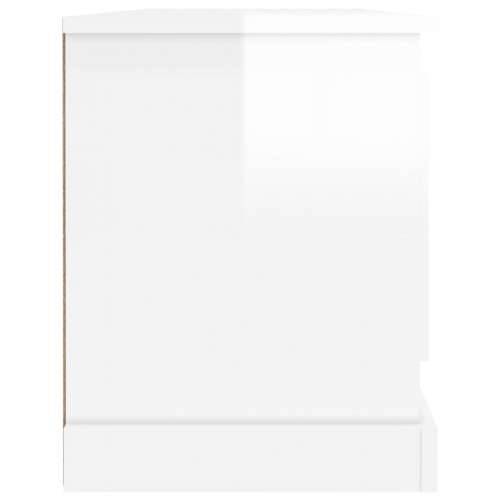 TV ormarić sjajni bijeli 100x35,5x45 cm od konstruiranog drva - Visoko sjajno bijela 1 Cijena