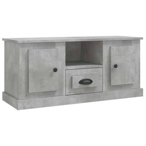 TV ormarić boja betona 100x35,5x45 cm konstruirano drvo - Beton siva 1 Cijena
