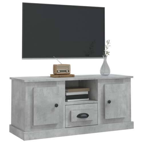 TV ormarić boja betona 100x35,5x45 cm konstruirano drvo - Beton siva 1 Cijena