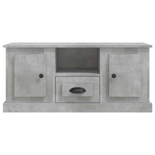 TV ormarić boja betona 100x35,5x45 cm konstruirano drvo - Beton siva 1 Cijena