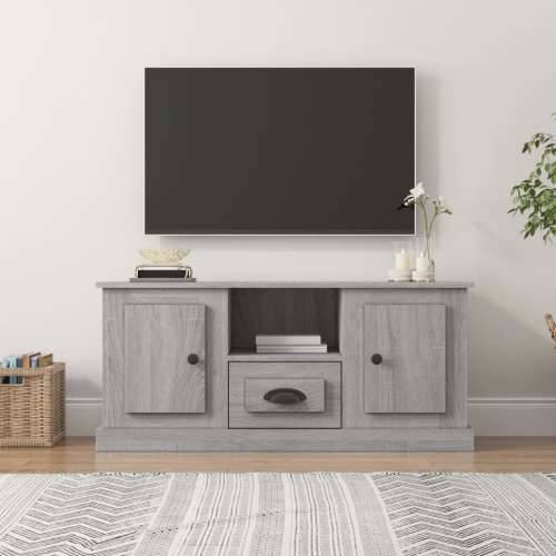 TV ormarić boja hrasta sonome 100x35,5x45 cm konstruirano drvo - Sivi hrast sonoma 1 Cijena