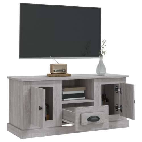 TV ormarić boja hrasta sonome 100x35,5x45 cm konstruirano drvo - Sivi hrast sonoma 1 Cijena