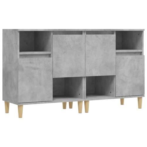 Komode 2 kom siva boja betona 60x35x70 cm od konstruiranog drva - Beton siva 2 Cijena