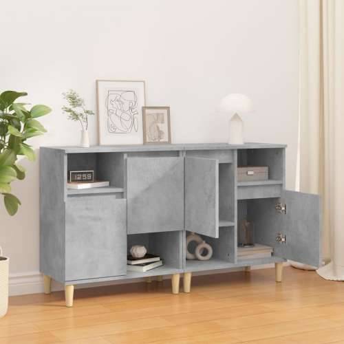 Komode 2 kom siva boja betona 60x35x70 cm od konstruiranog drva - Beton siva 2 Cijena