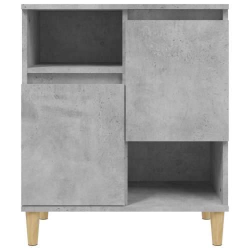 Komode 2 kom siva boja betona 60x35x70 cm od konstruiranog drva - Beton siva 2 Cijena